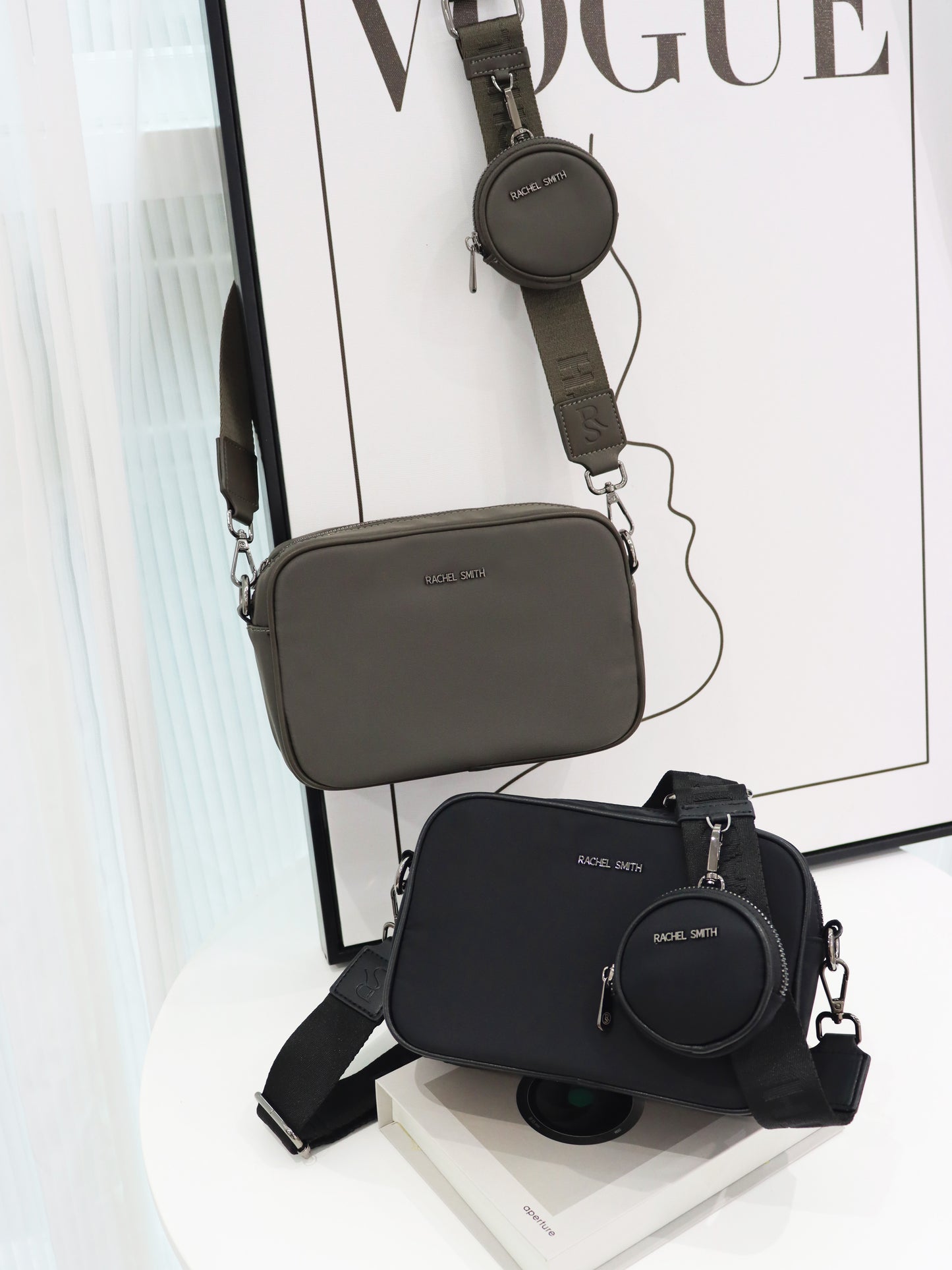 Leslie Unisex Nylon Crossbody Bag