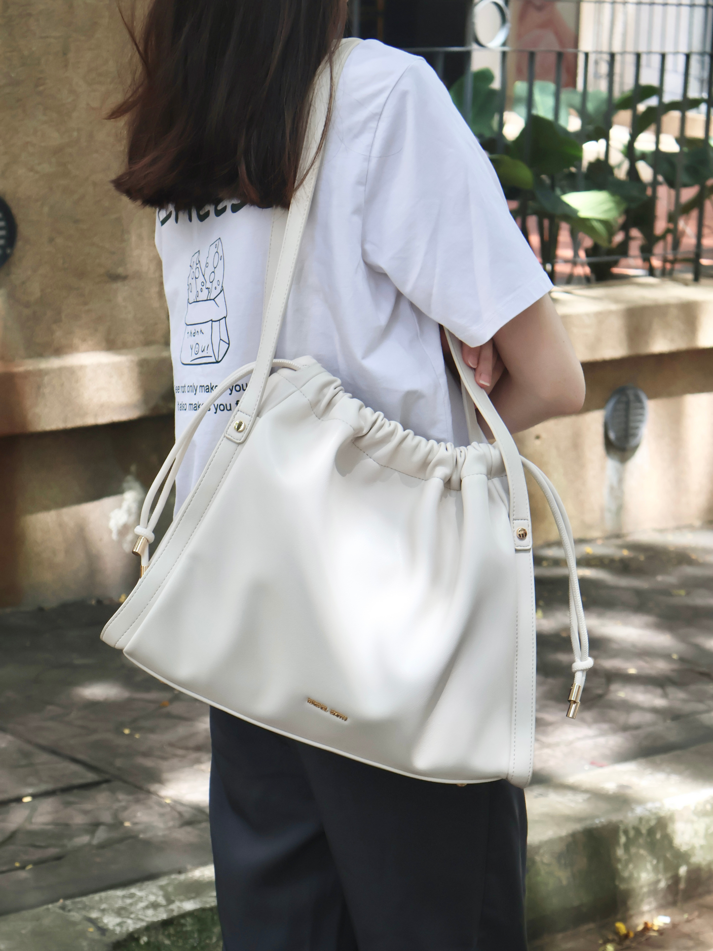 Jane Drawstring Tote Bag