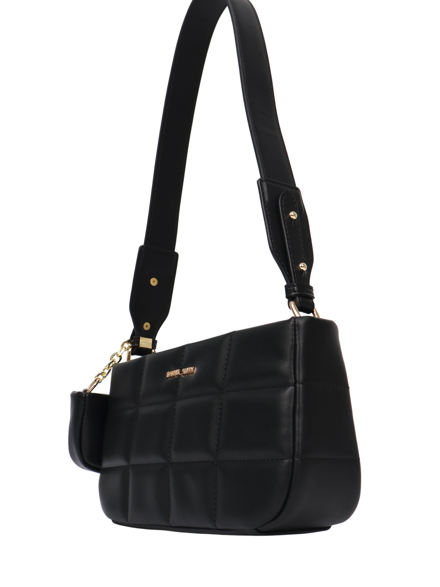 Nancy Square Grid Hobo Bag