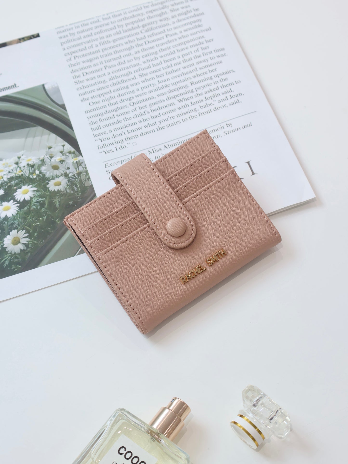 Miya Snap Button Short Wallet
