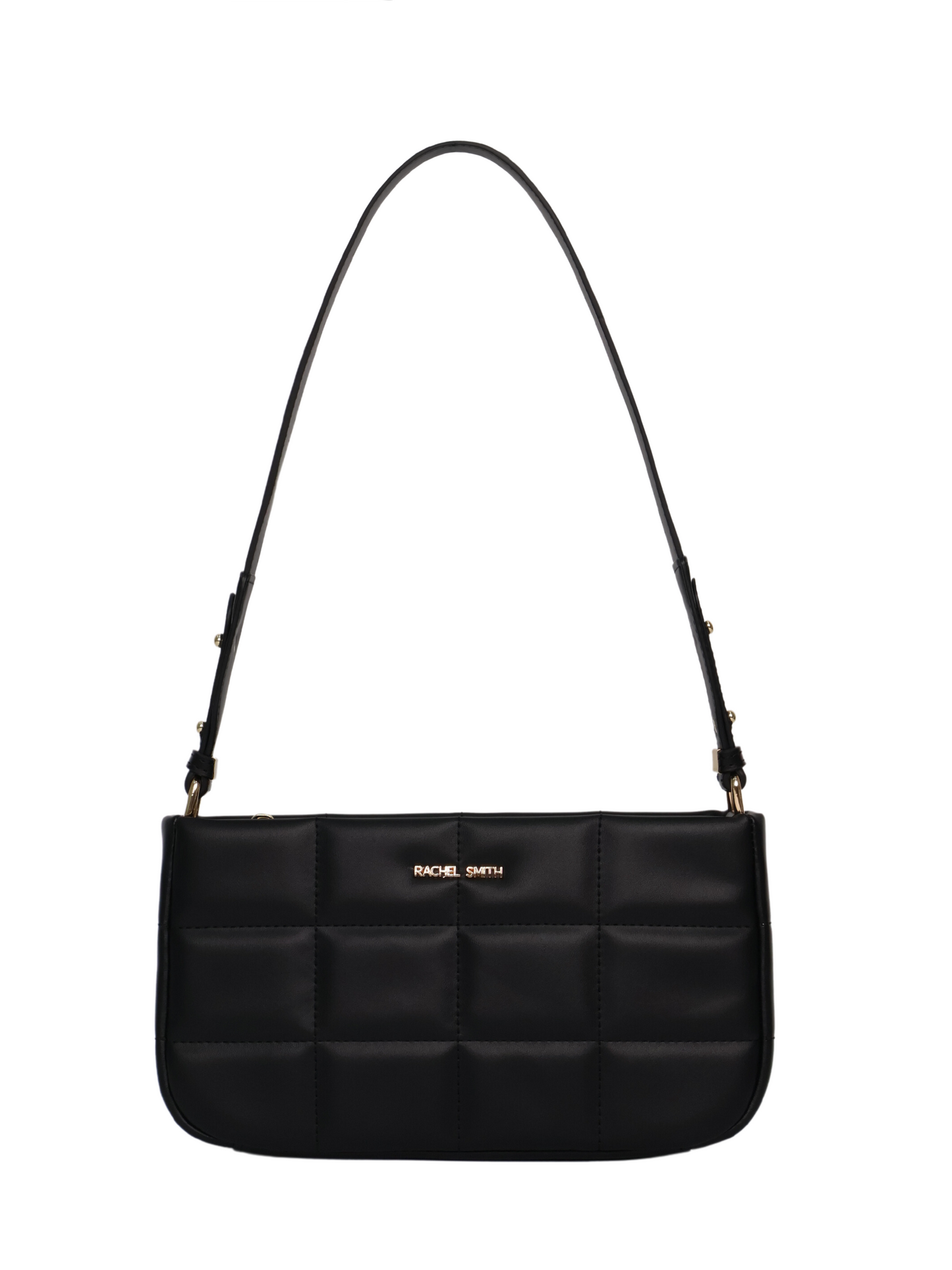Nancy Square Grid Hobo Bag