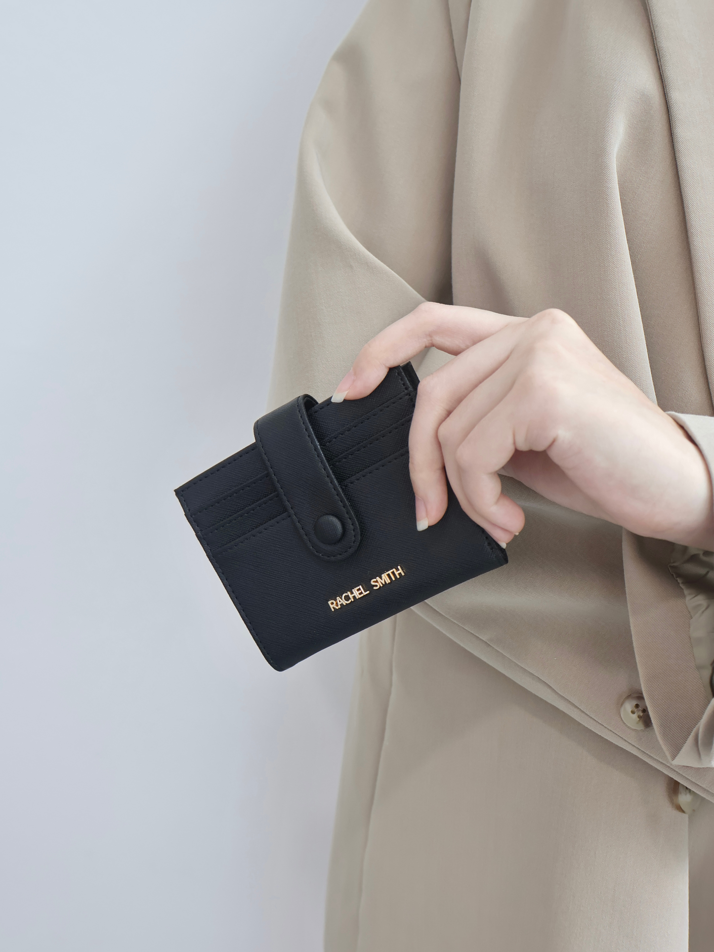 Miya Snap Button Short Wallet