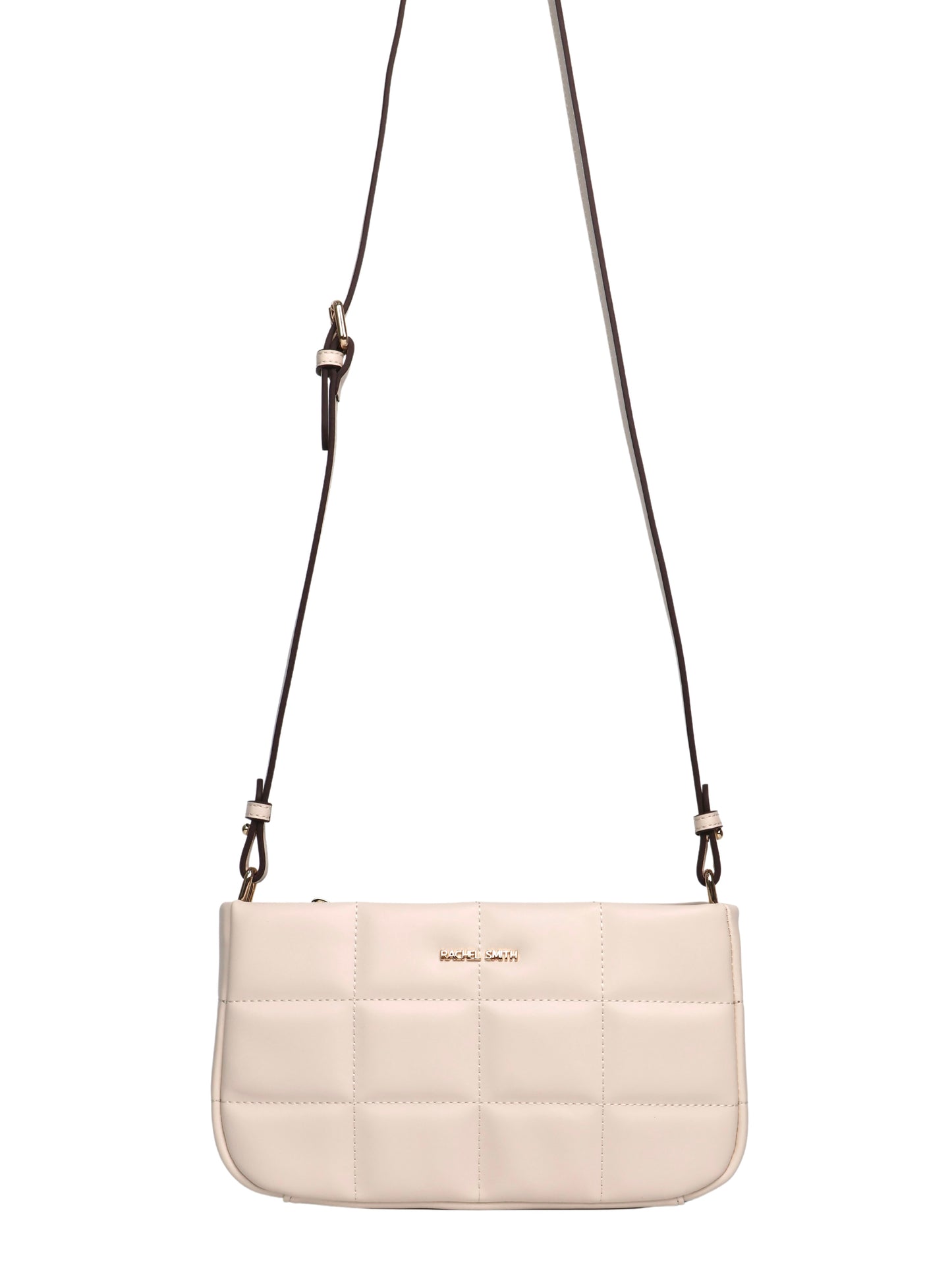 Nancy Square Grid Hobo Bag