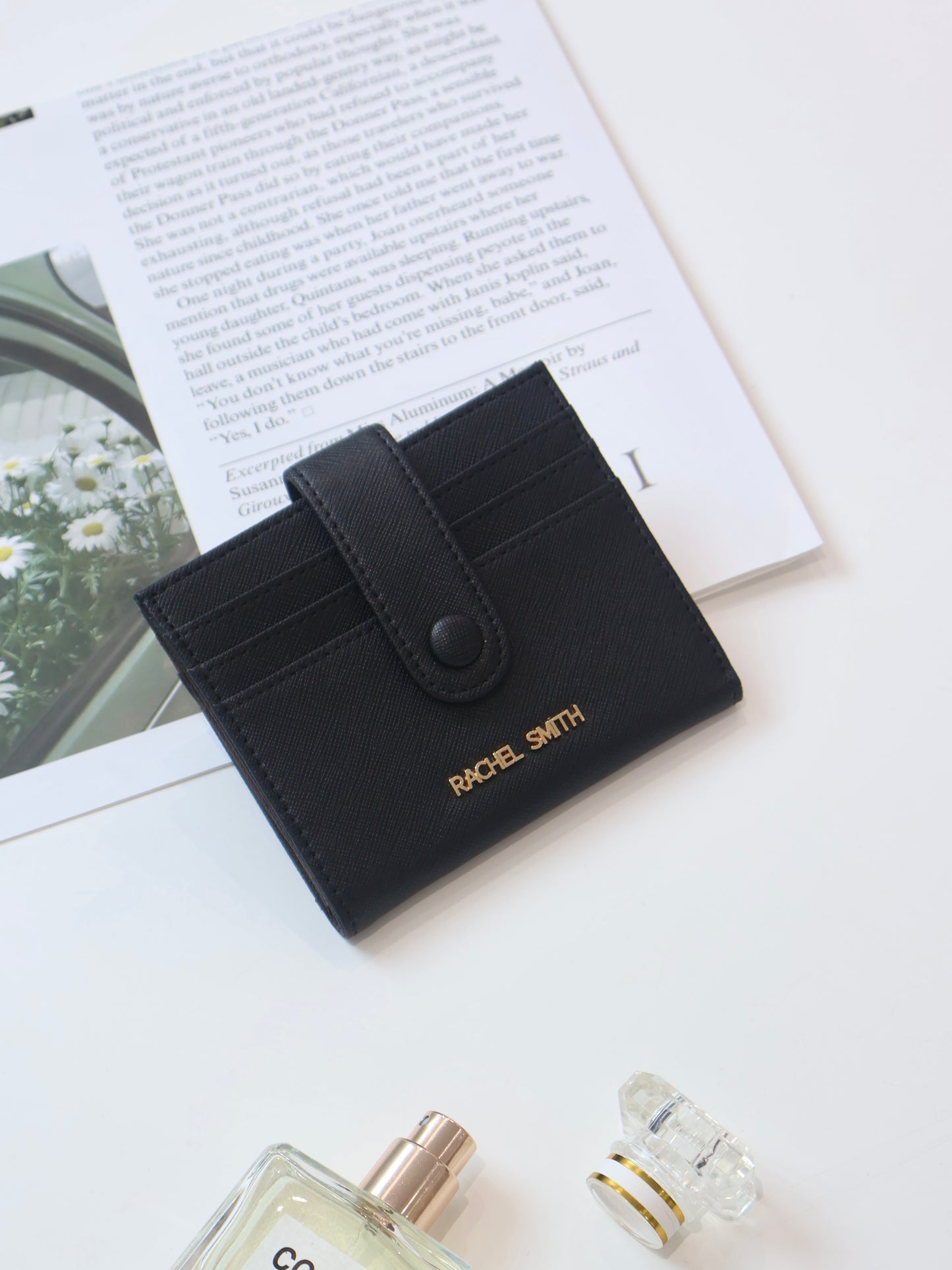 Miya Snap Button Short Wallet