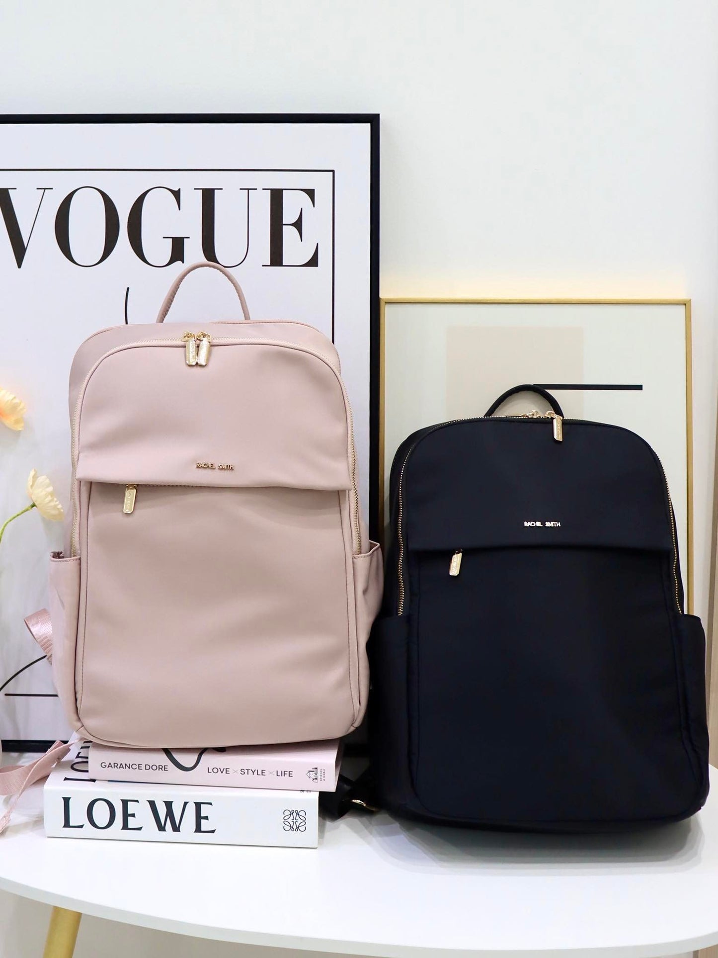 Zoe Large Nylon Backpack