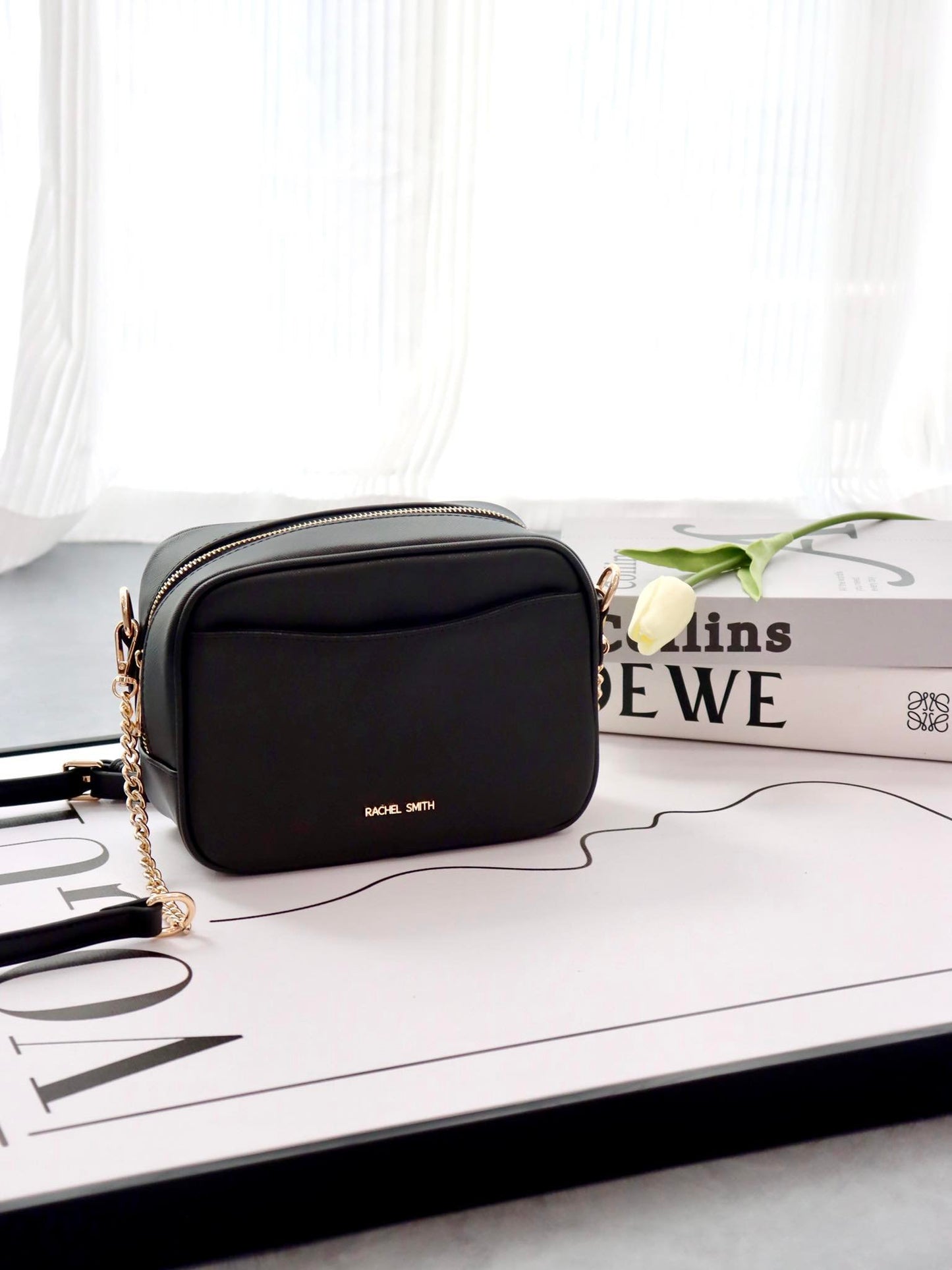 Ruby Single Zip Crossbody Sling Bag