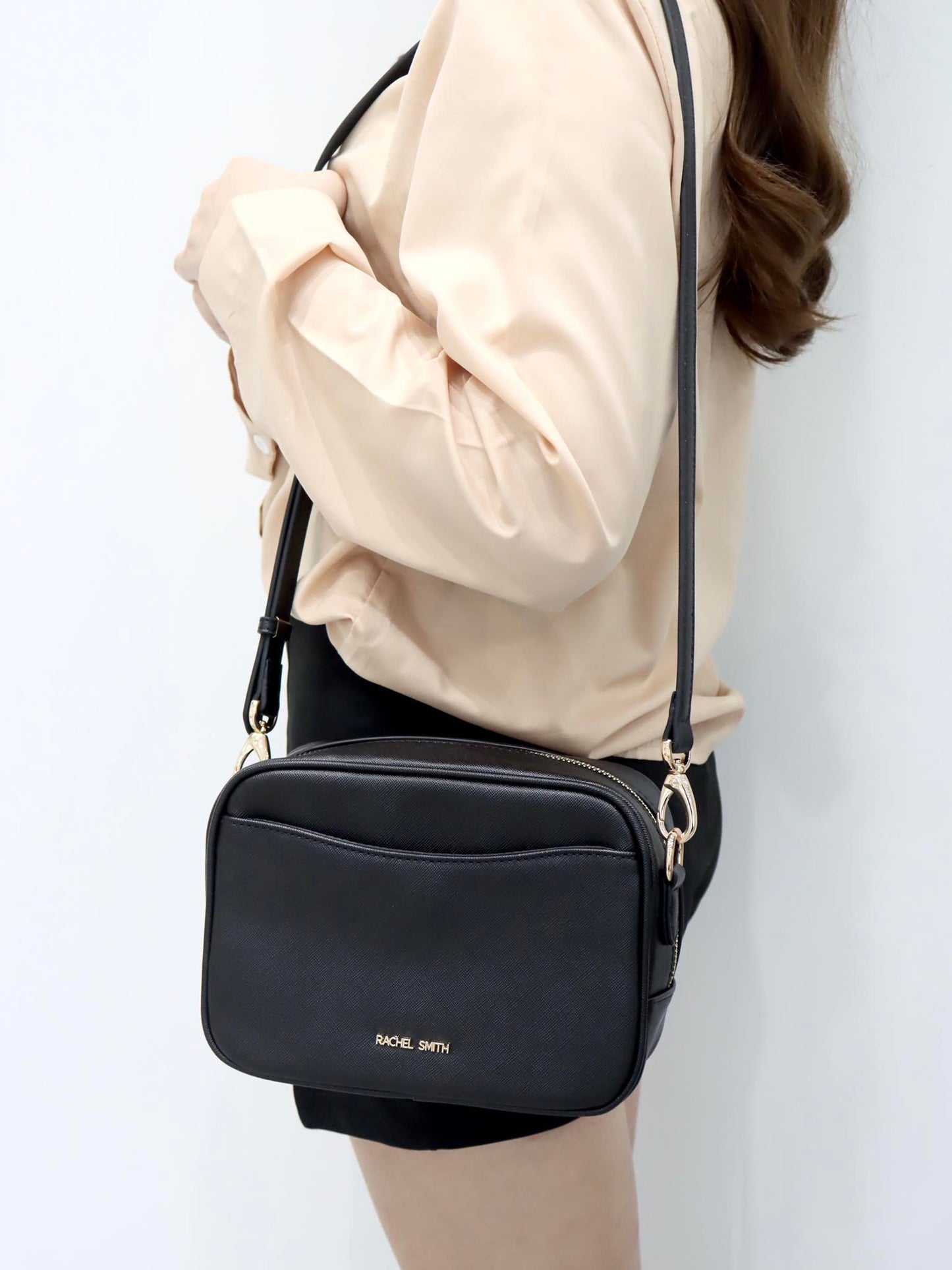 Ruby Single Zip Crossbody Sling Bag