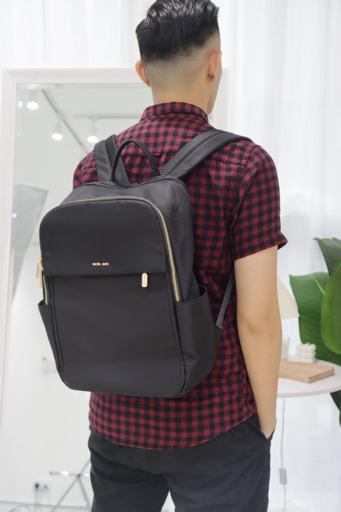 Zoe Large Nylon Backpack