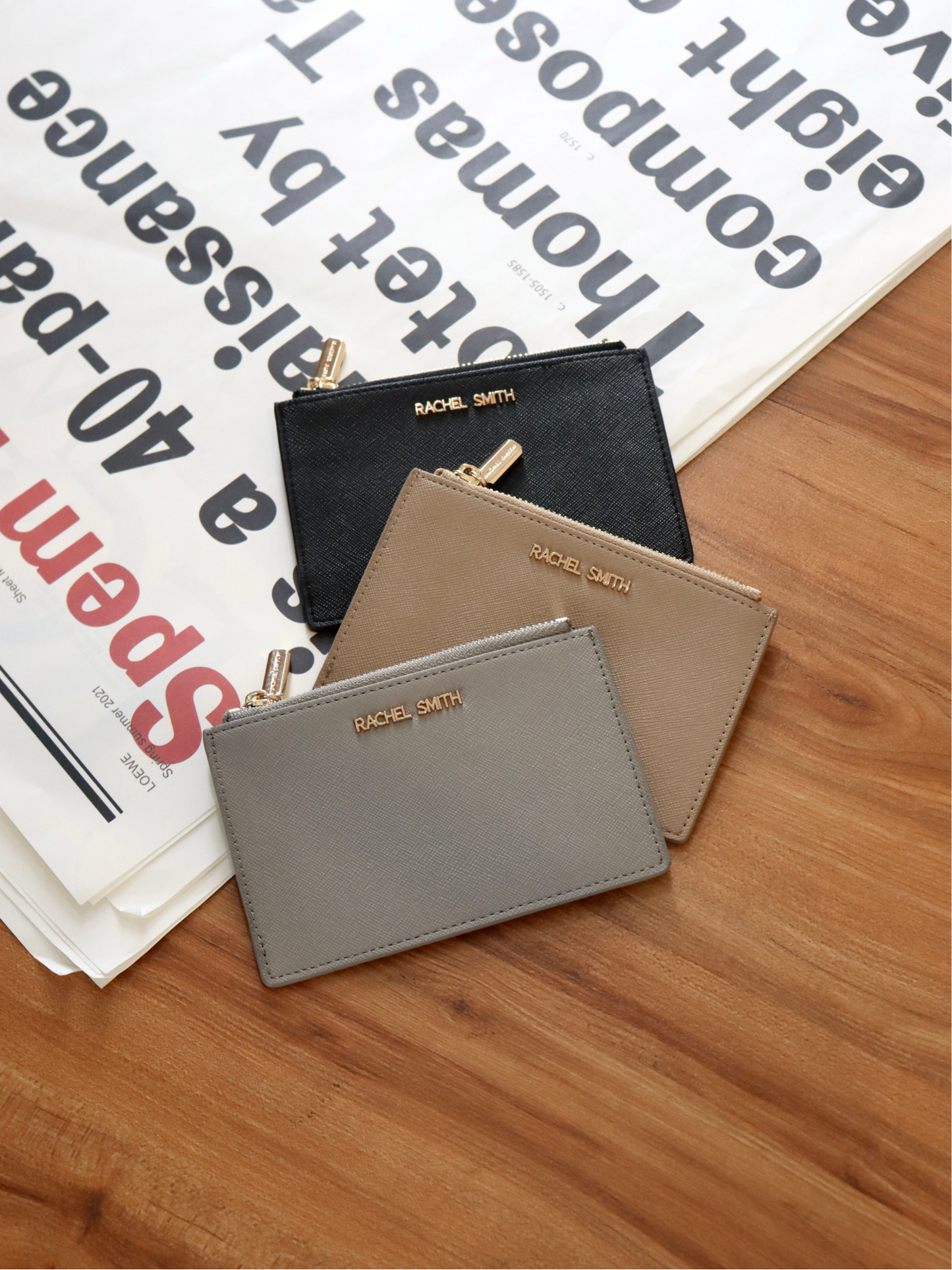 Kate Zip Card Holder