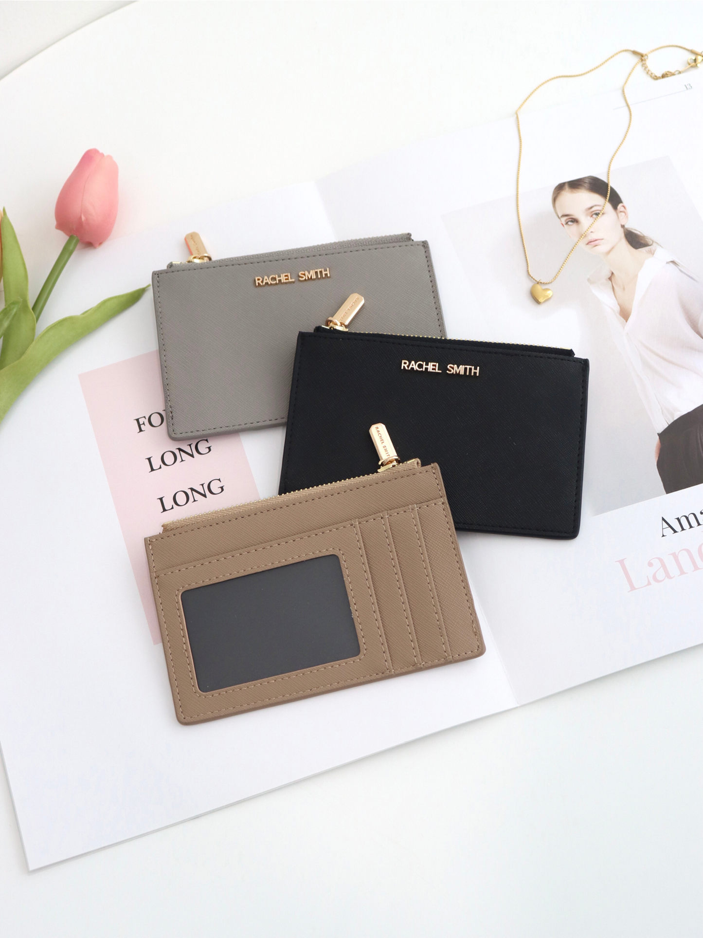 Kate Zip Card Holder