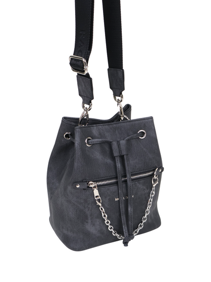 Ariel Denim Bucket Bag