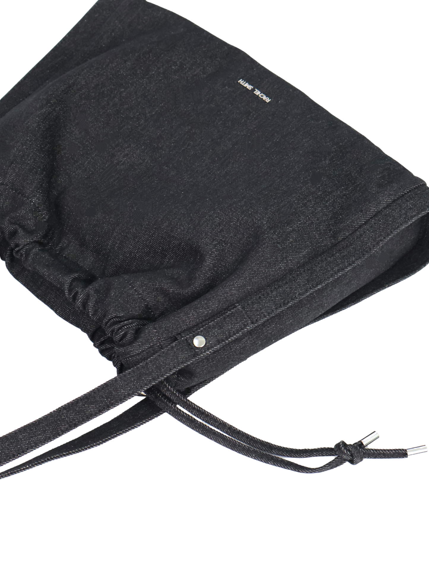 Jane Denim Drawstring Tote Bag