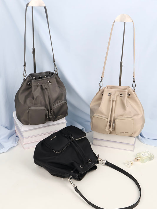 Debbie Nylon Bucket Bag