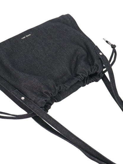 Jane Denim Drawstring Tote Bag