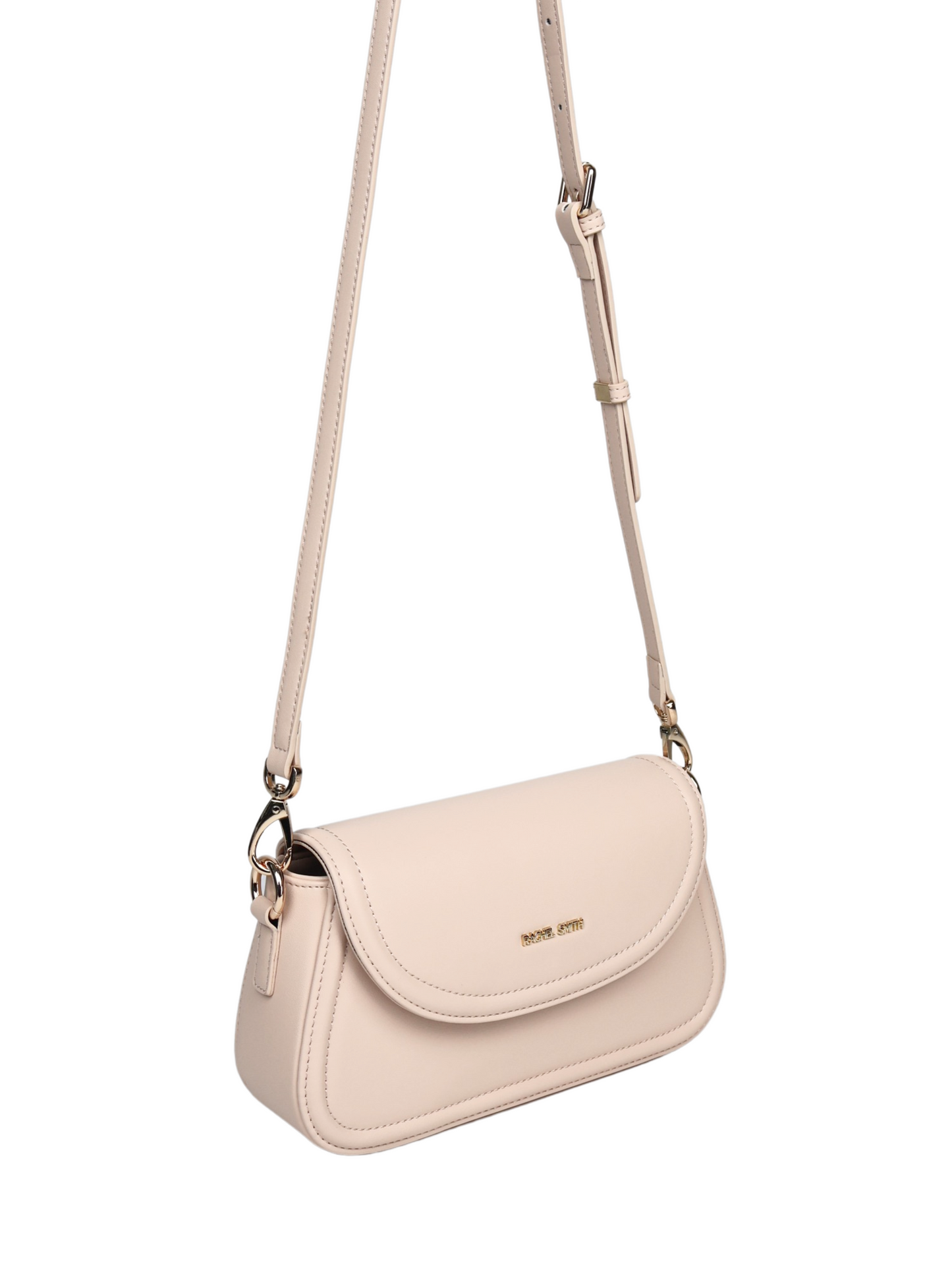 Ivory Saddle Crossbody Bag