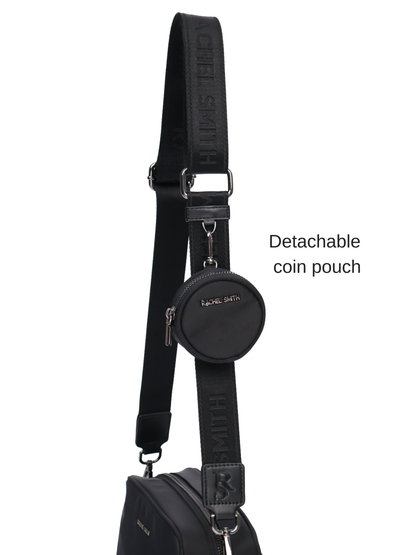 Leslie Unisex Nylon Crossbody Bag