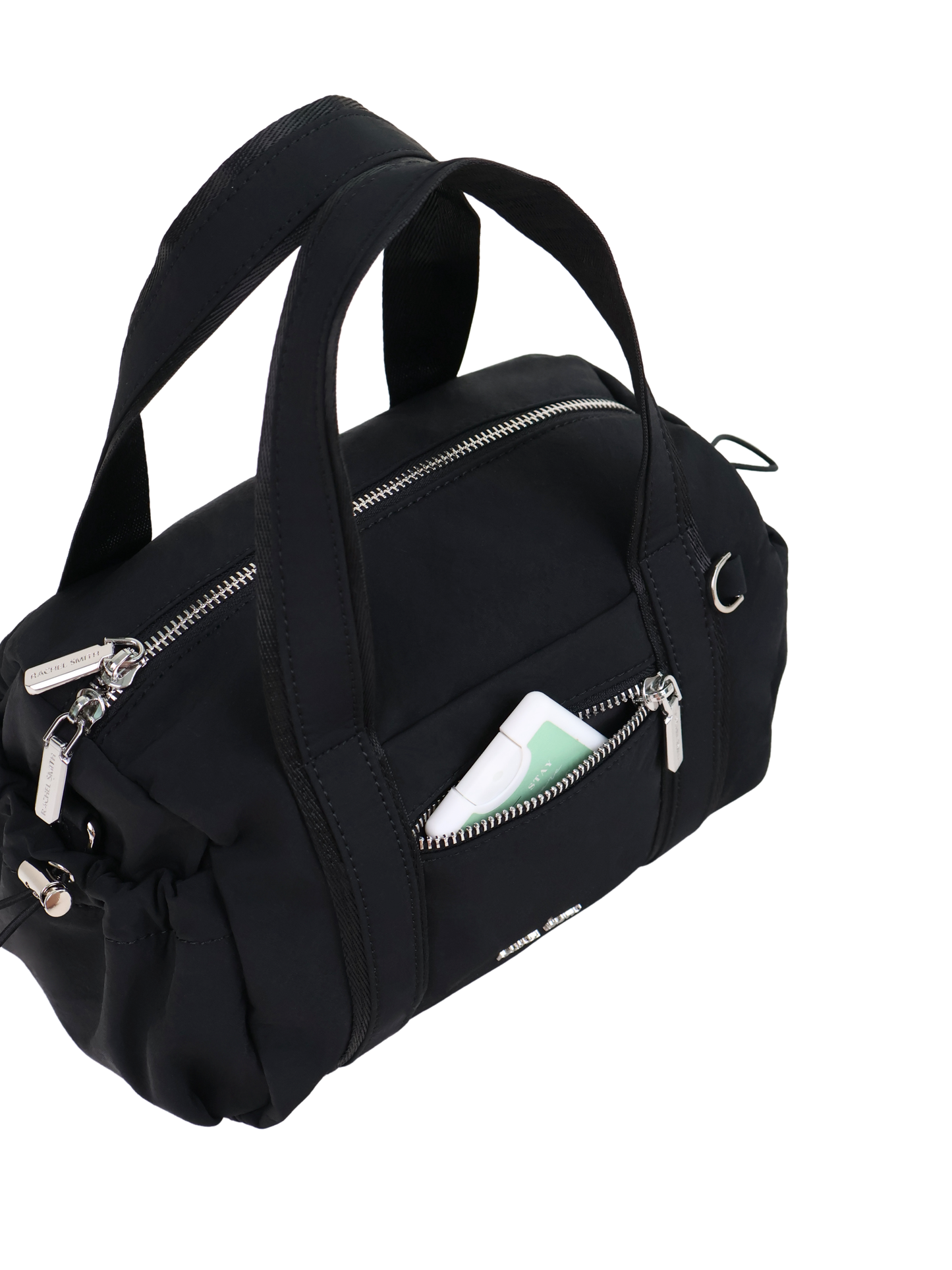 Stephy Nylon Boston Bag