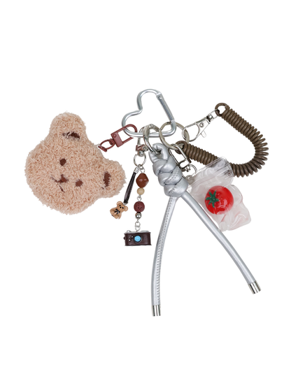 RS Tomato Bear Bag Charm