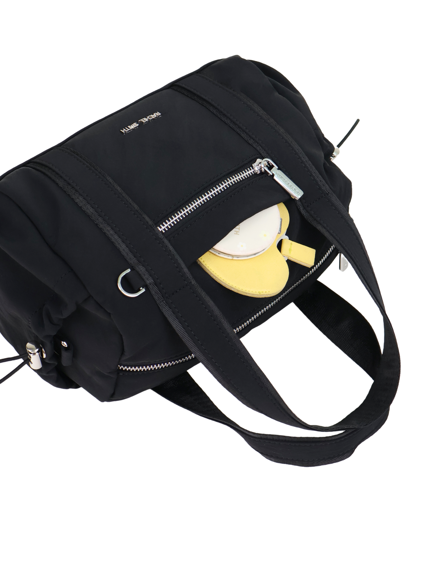 Stephy Nylon Boston Bag