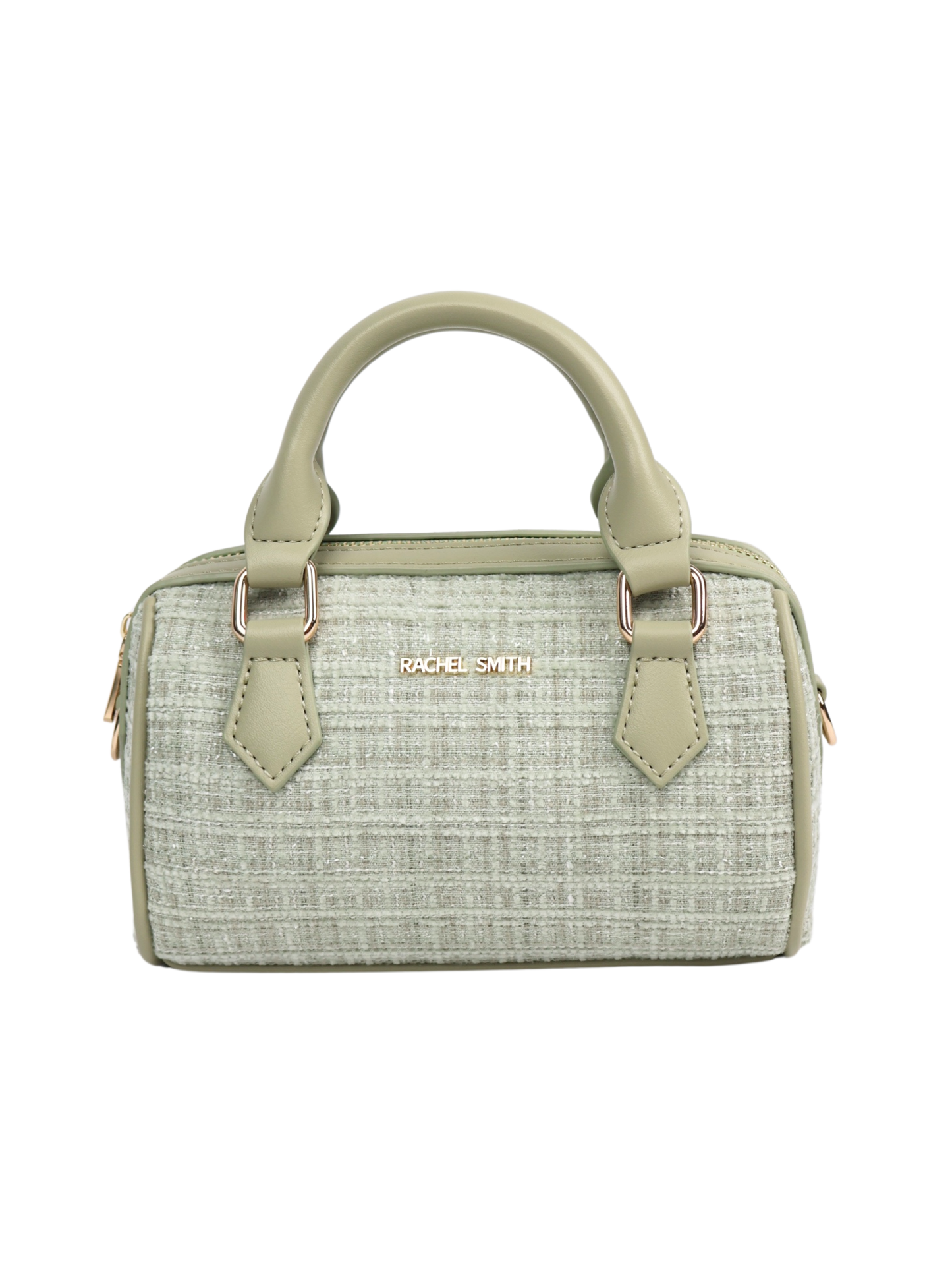 Binny Tweed Mini Boston Bag