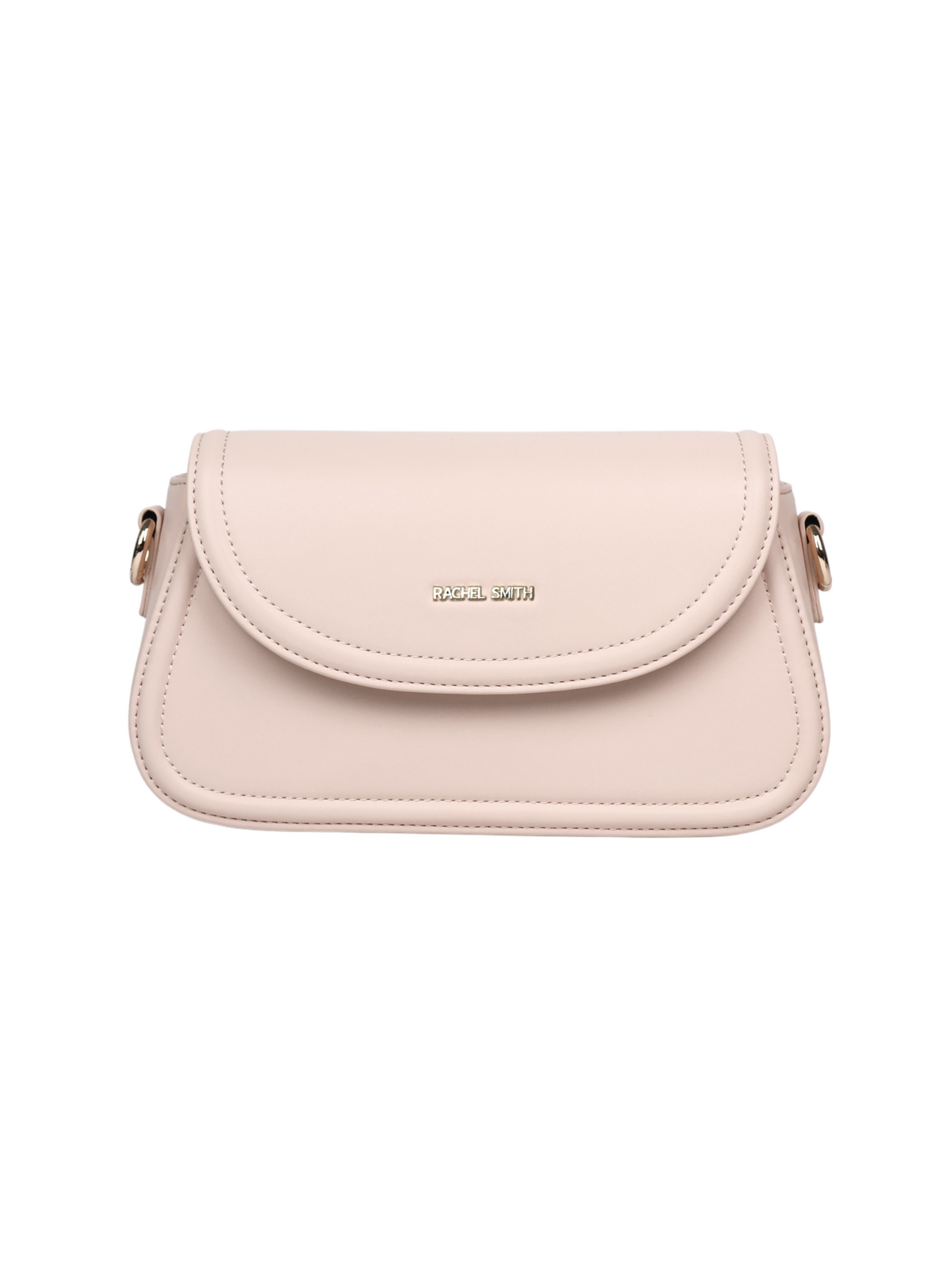 Ivory Saddle Crossbody Bag