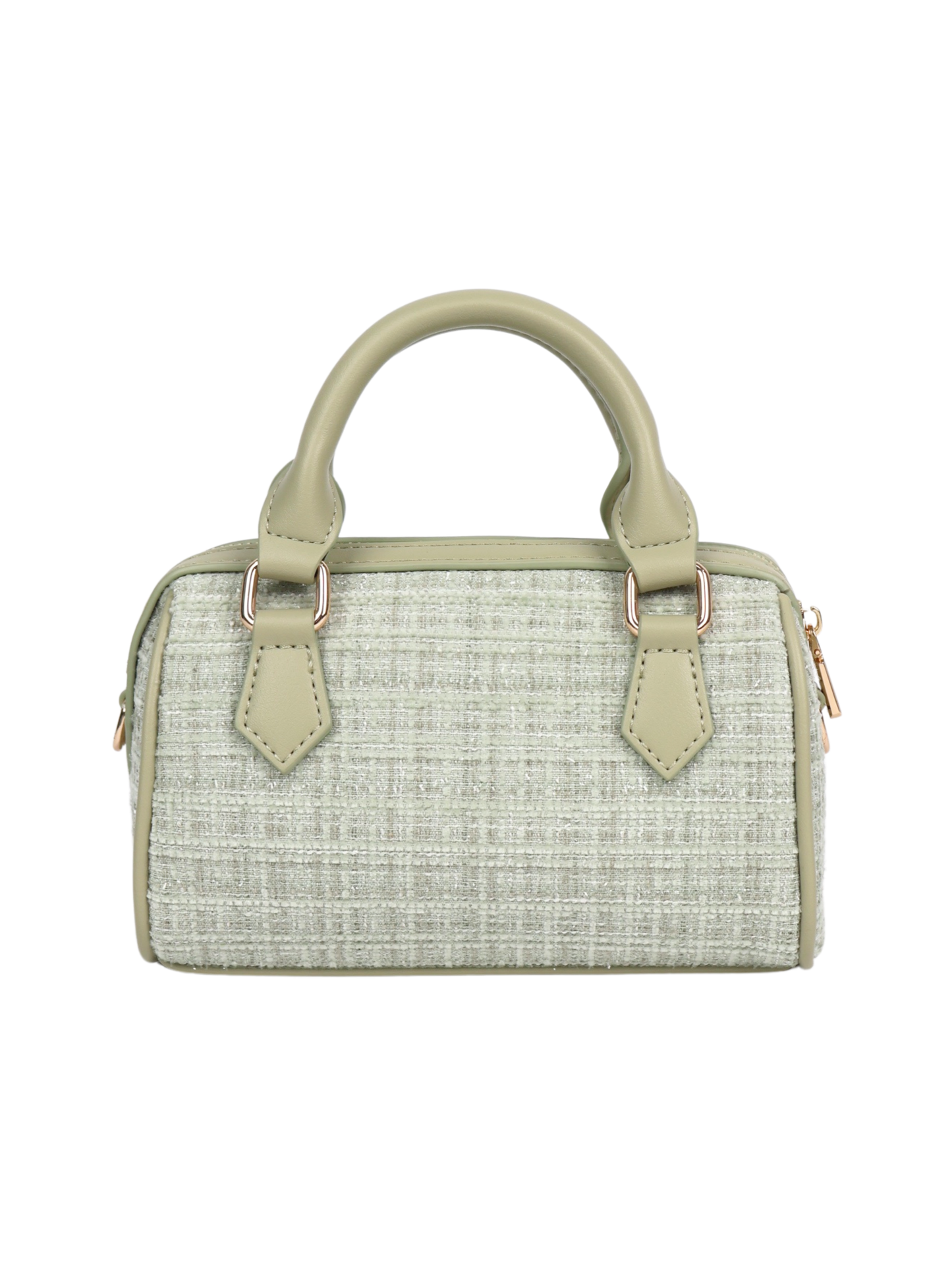 Binny Tweed Mini Boston Bag