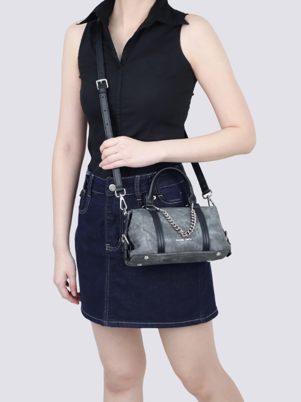 Dorothy Denim Boston Bag
