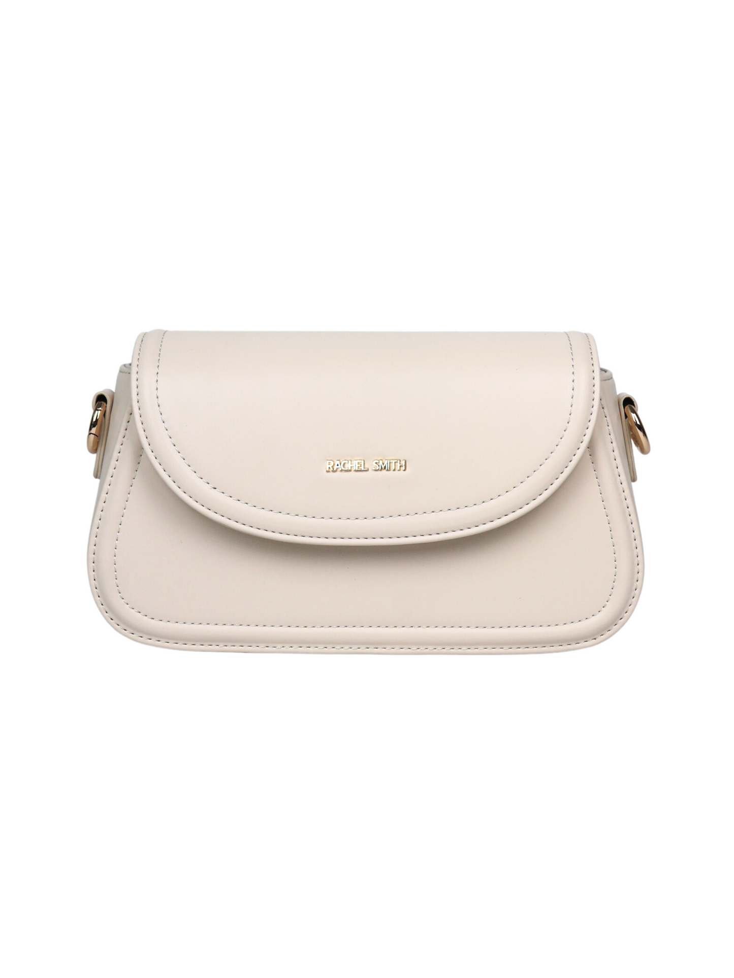 Ivory Saddle Crossbody Bag