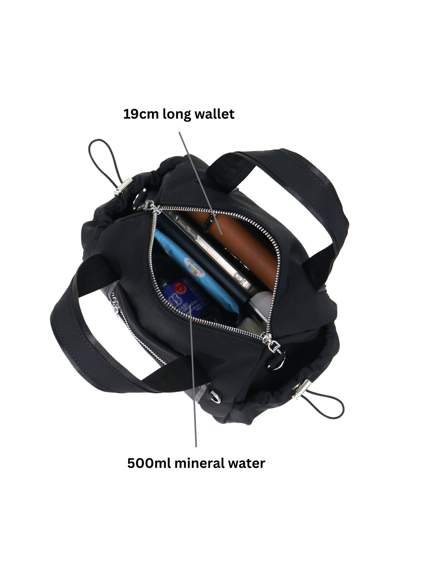 Stephy Nylon Boston Bag