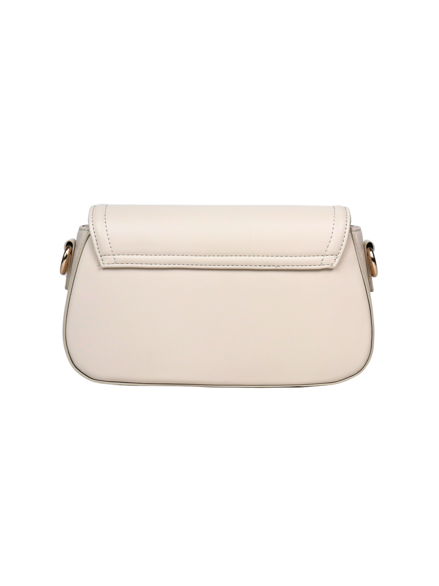 Ivory Saddle Crossbody Bag