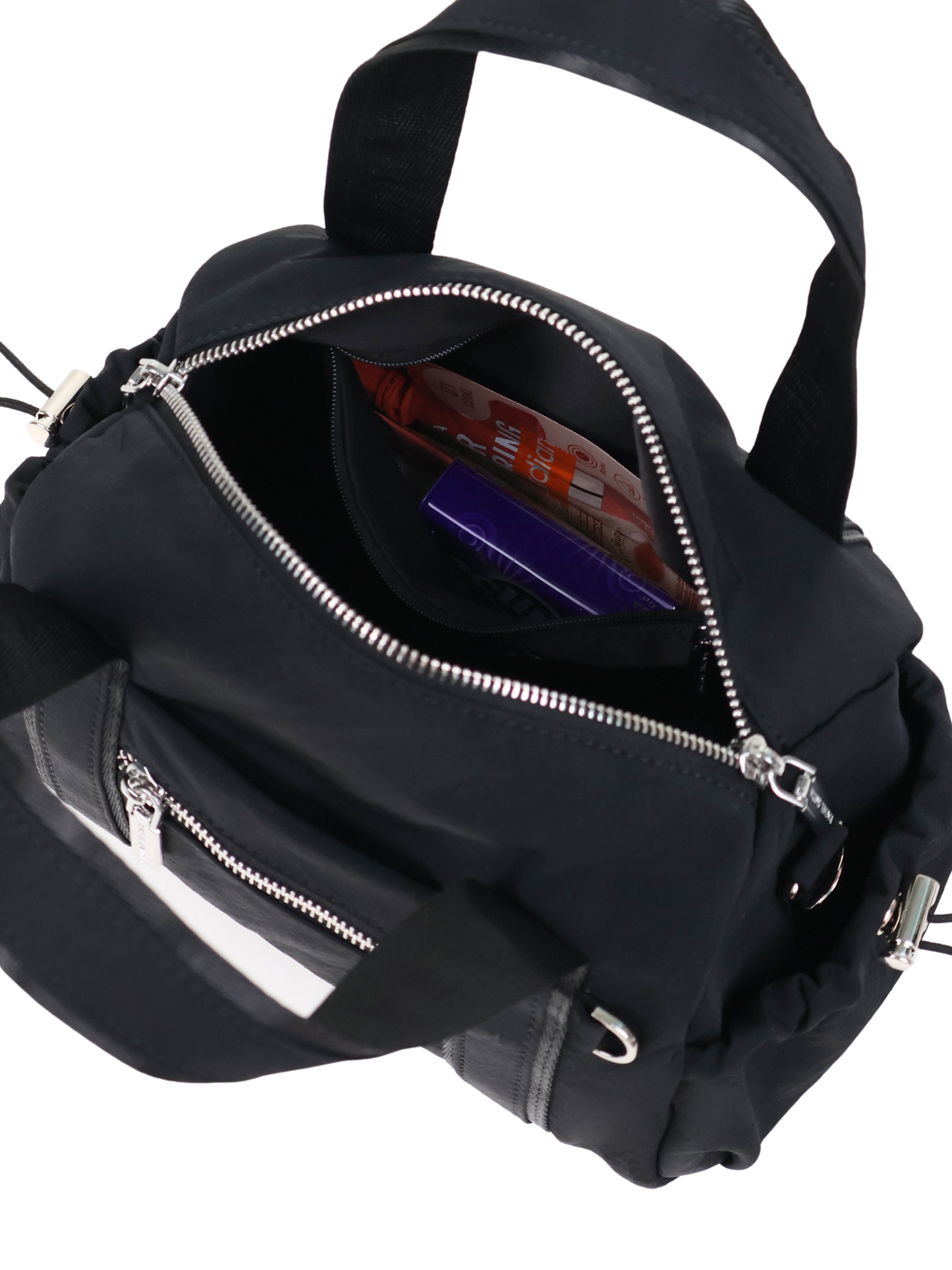 Stephy Nylon Boston Bag