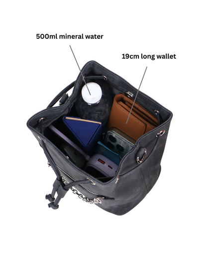 Ariel Denim Bucket Bag