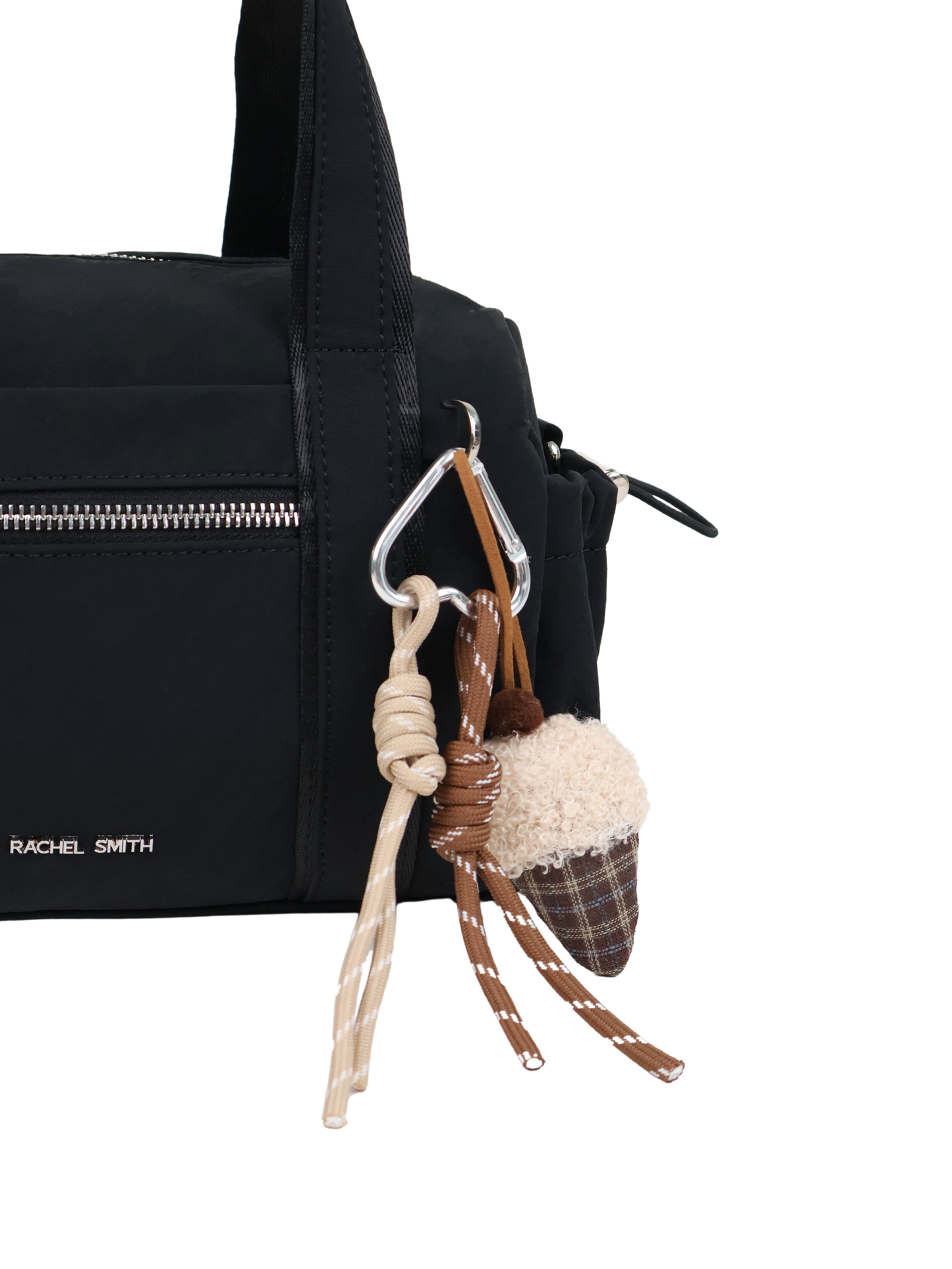 Stephy Nylon Boston Bag