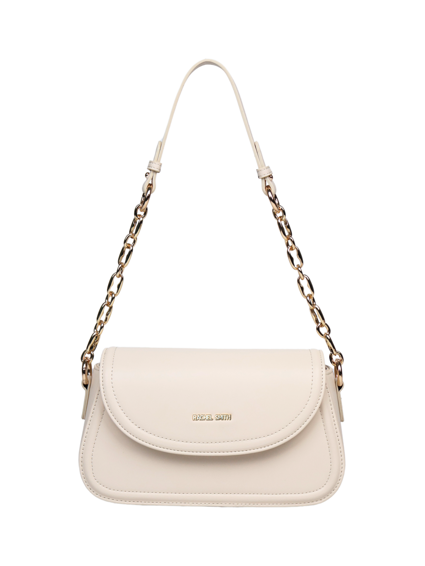 Ivory Saddle Crossbody Bag