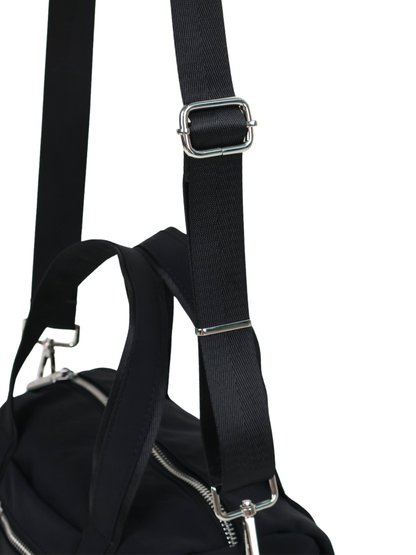 Stephy Nylon Boston Bag