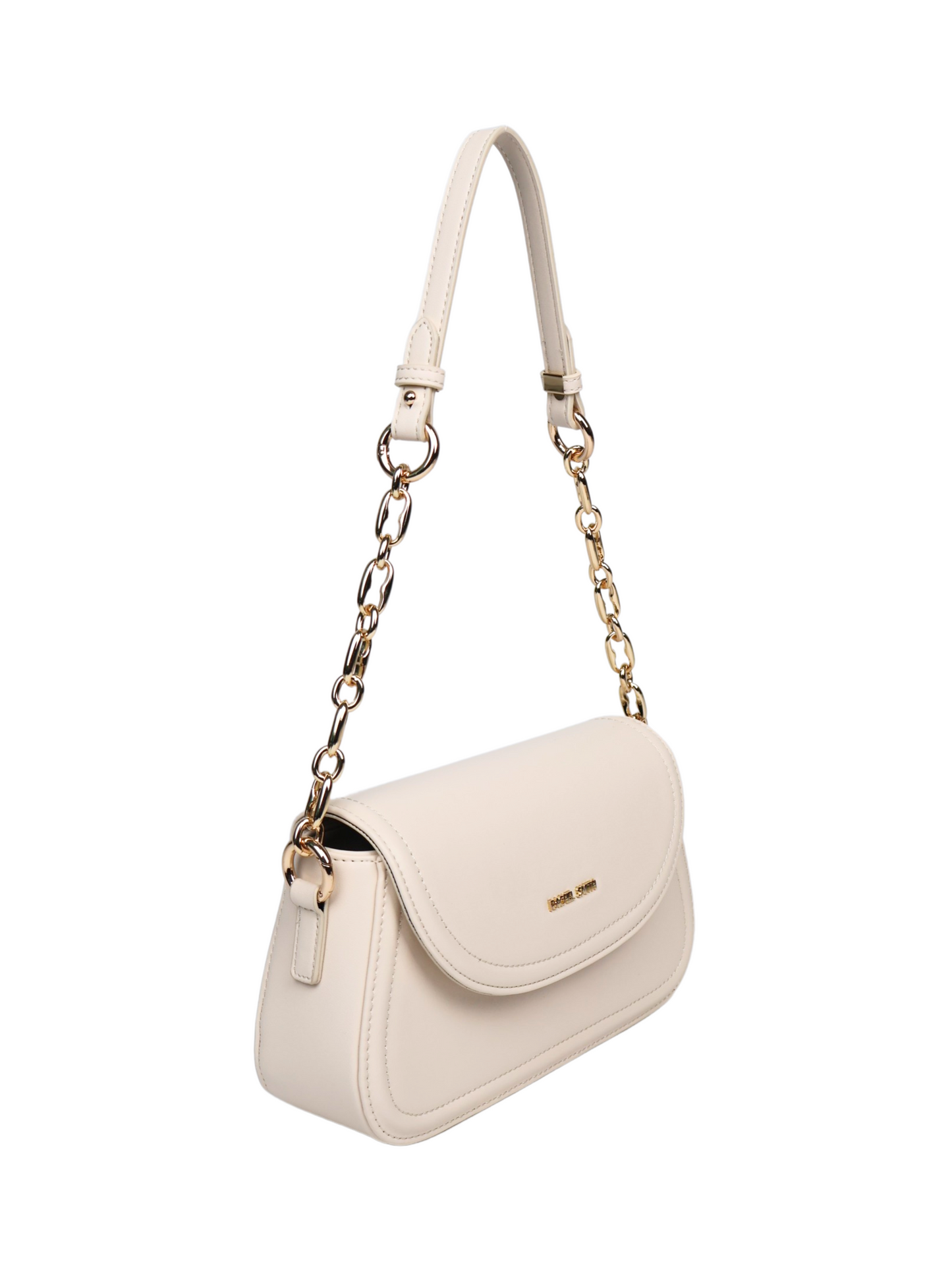 Ivory Saddle Crossbody Bag