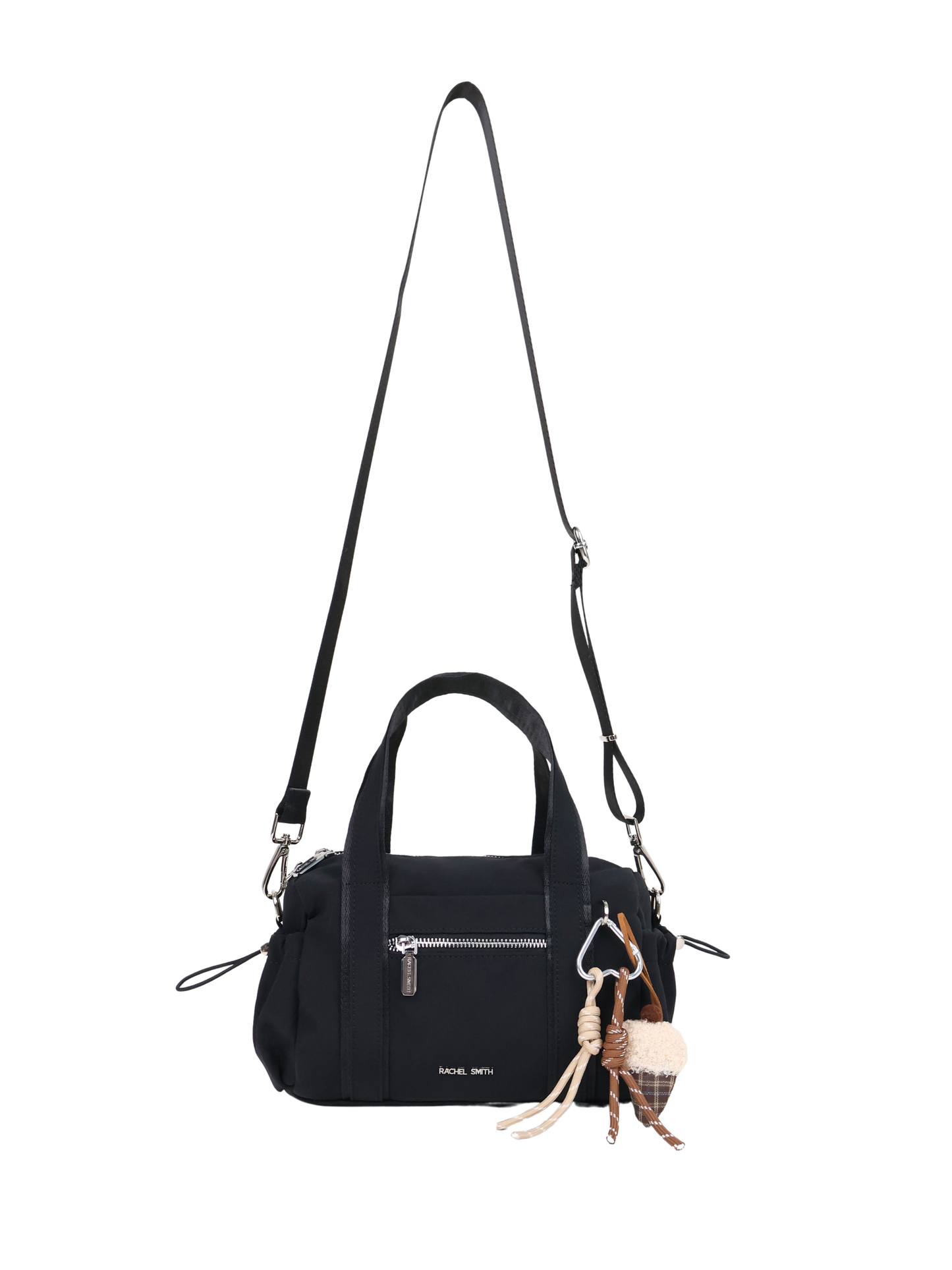 Stephy Nylon Boston Bag