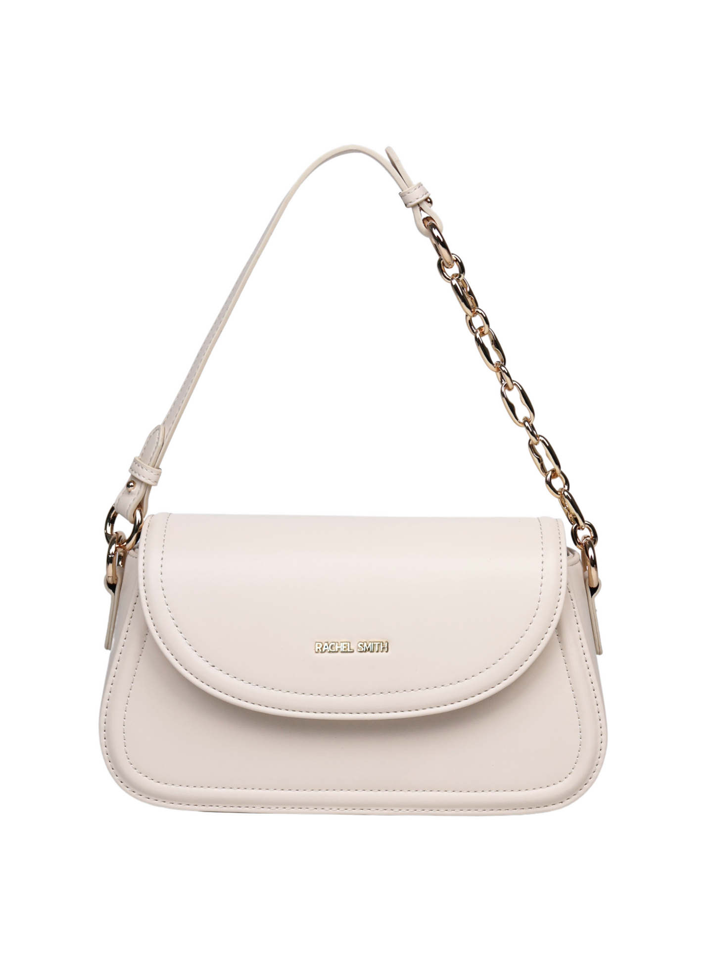 Ivory Saddle Crossbody Bag