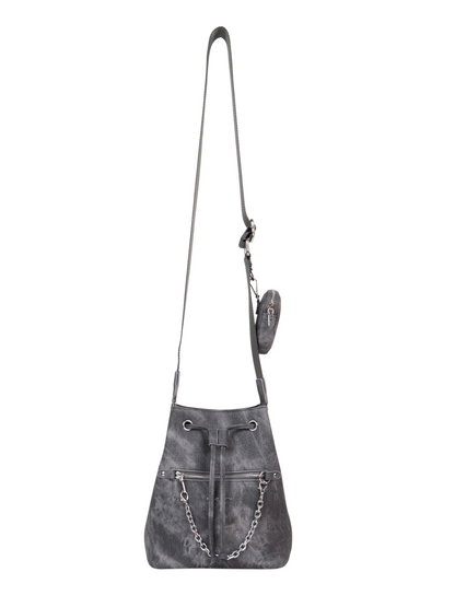 Ariel Denim Bucket Bag