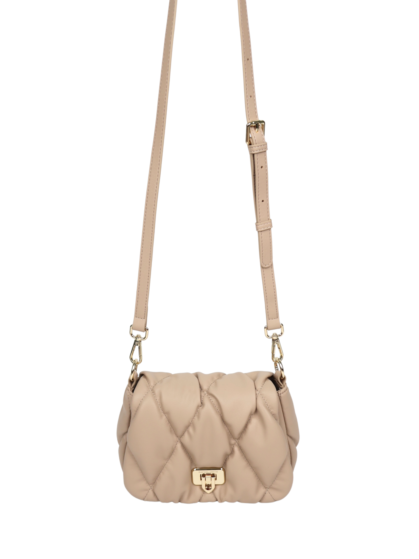 Pearly Push-Lock Quilted Bag