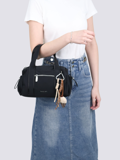 Stephy Nylon Boston Bag