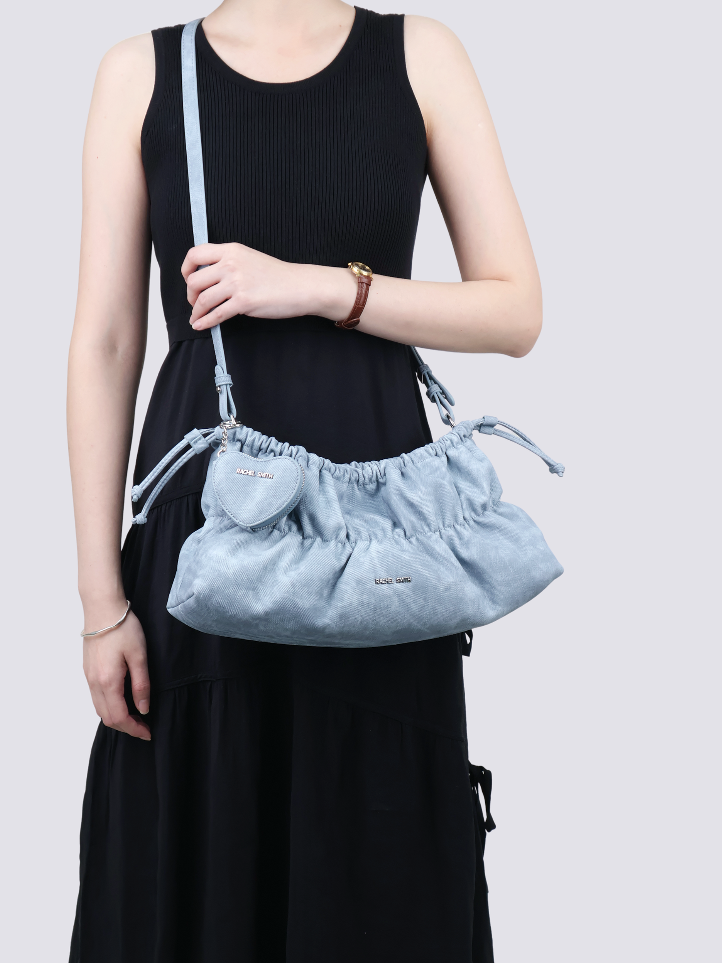 Ella Pleated Shoulder Bag