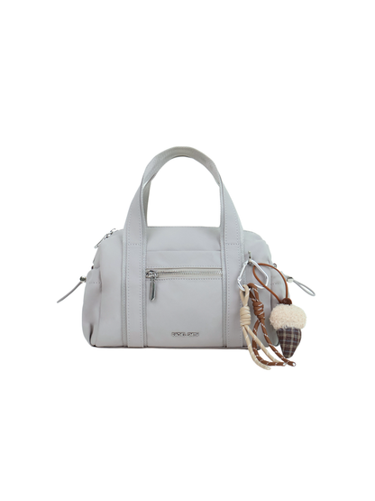 Stephy Nylon Boston Bag