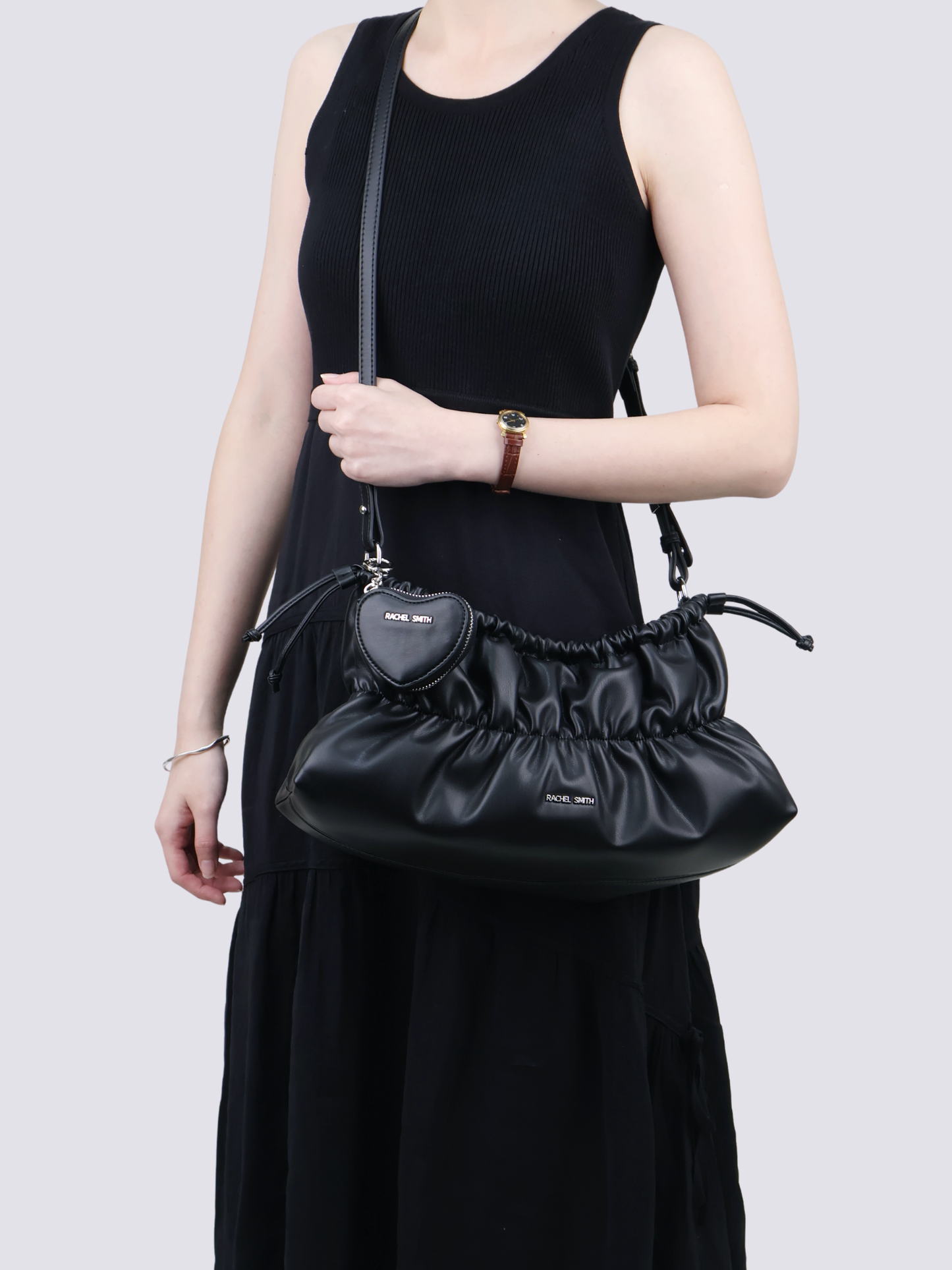 Ella Pleated Shoulder Bag