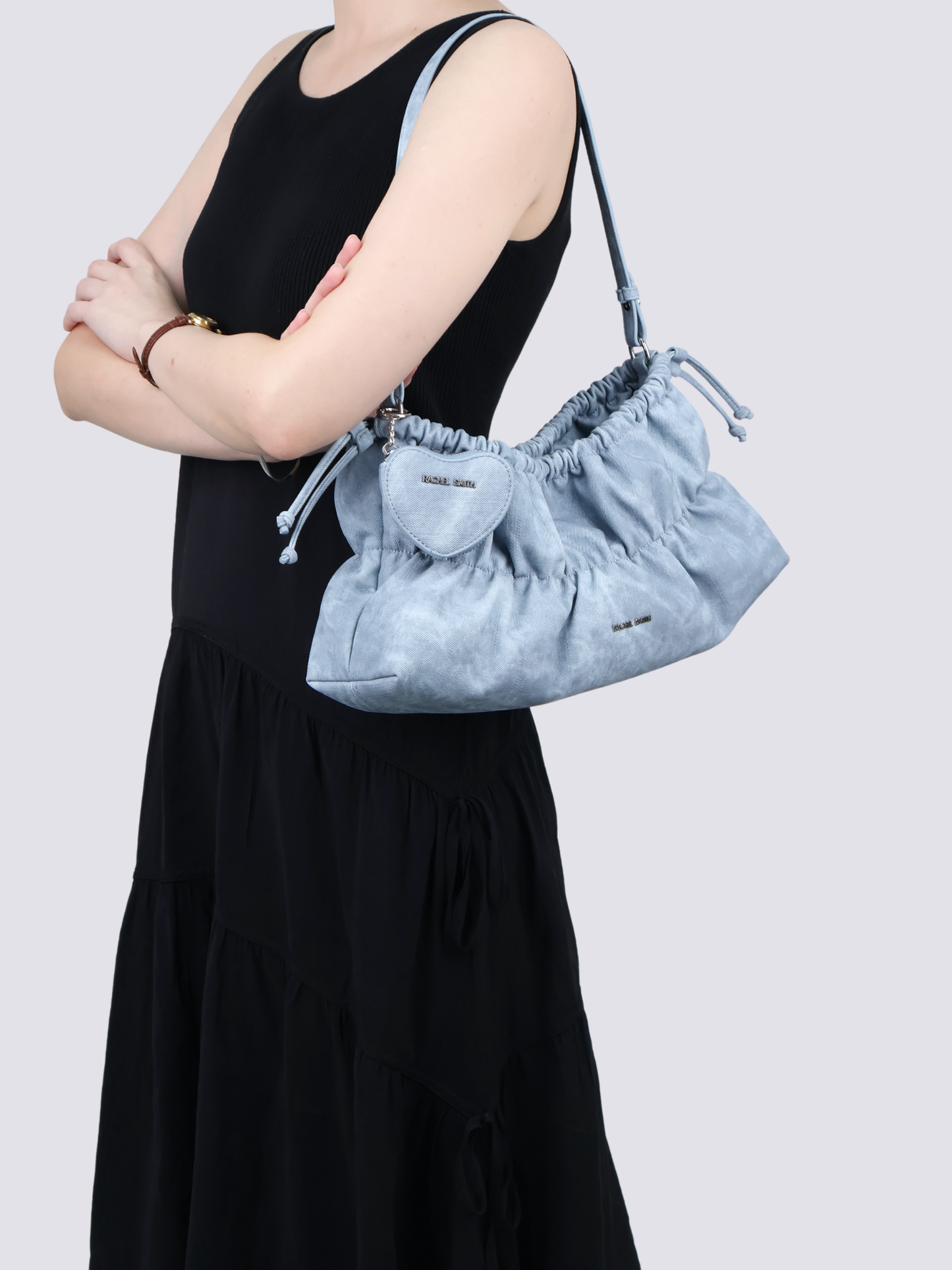 Ella Pleated Shoulder Bag