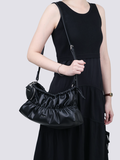 Ella Pleated Shoulder Bag