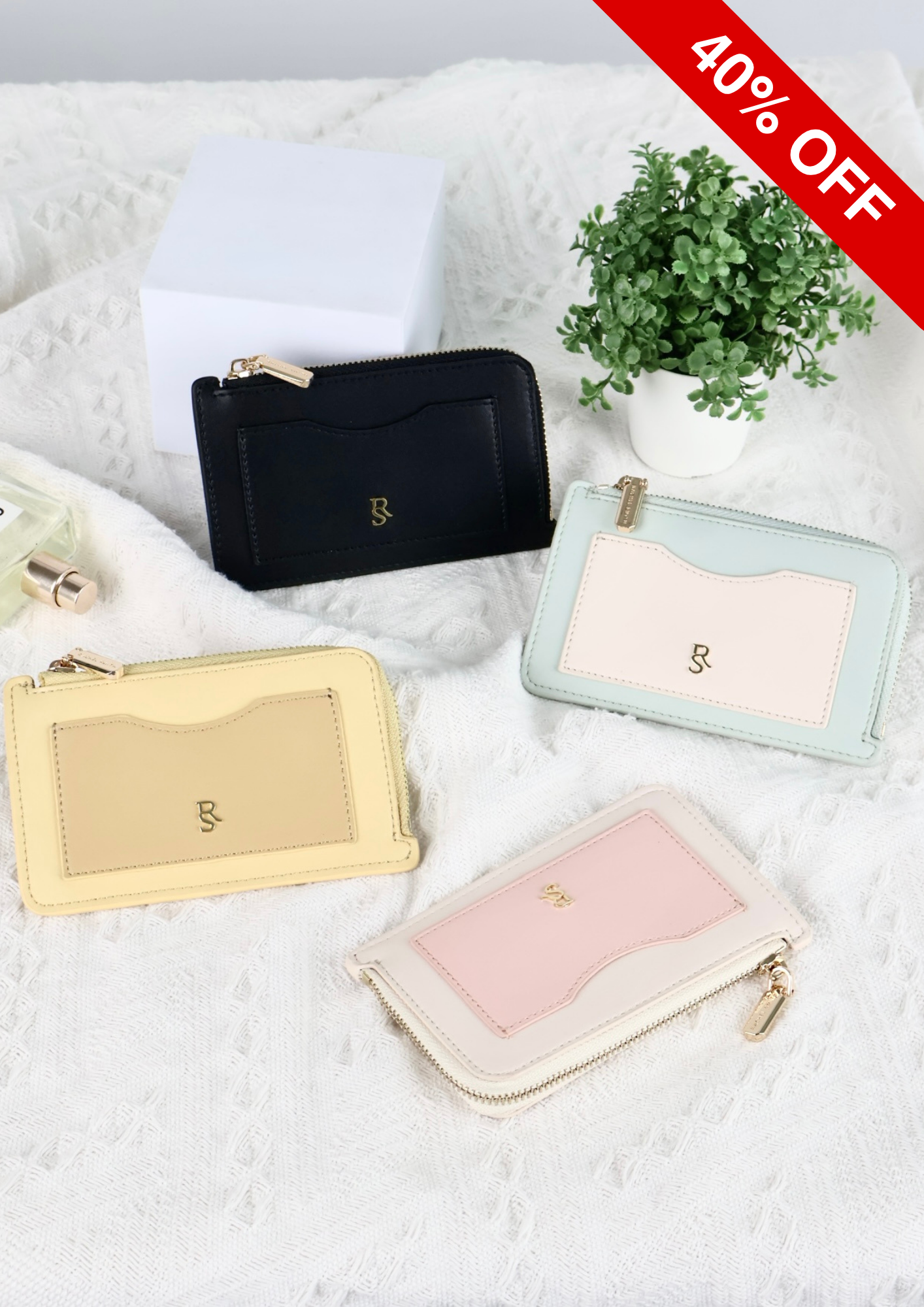 Rico Two-Tone Card Holder
