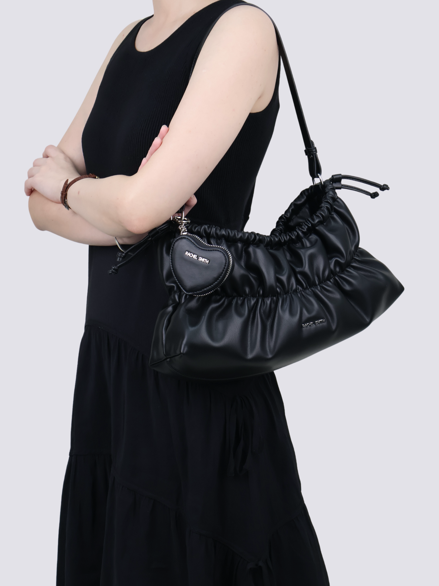 Ella Pleated Shoulder Bag
