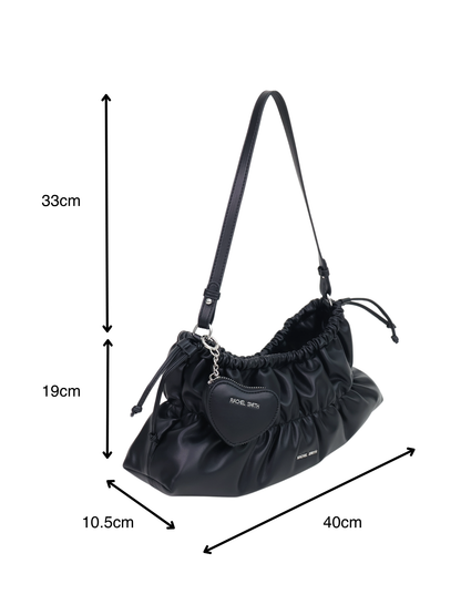 Ella Pleated Shoulder Bag