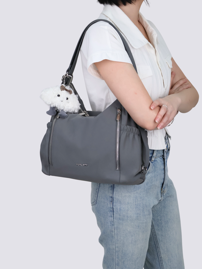 Tracy Two-Way Nylon Shoulder Bag